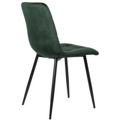 Silla De Comedor Tilde Terciopelo,Verde