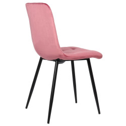 Silla De Comedor Tilde Terciopelo,Rosado