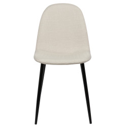 Silla De Comedor Napier Crema,Tela