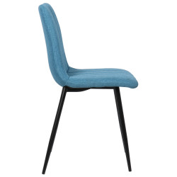 Silla De Comedor Dijon Tela,Azul