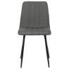 Silla De Comedor Dijon Tela,Gris oscuro