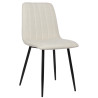 Silla De Comedor Dijon Tela,Crema