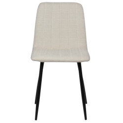 Silla De Comedor Dijon Tela,Crema