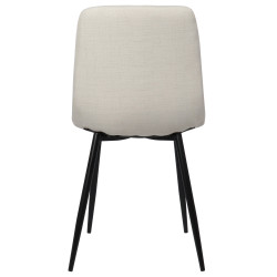 Silla De Comedor Dijon Tela,Crema