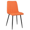 Silla De Comedor Dijon Tela,Naranja