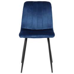 Silla De Comedor Dijon Terciopelo,Azul