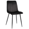 Silla De Comedor Dijon Terciopelo,Negro