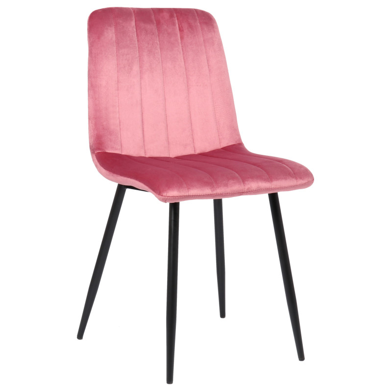 Silla De Comedor Dijon Terciopelo,Rosado