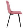 Silla De Comedor Dijon Terciopelo,Rosado