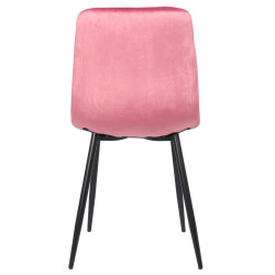 Silla De Comedor Dijon Terciopelo,Rosado