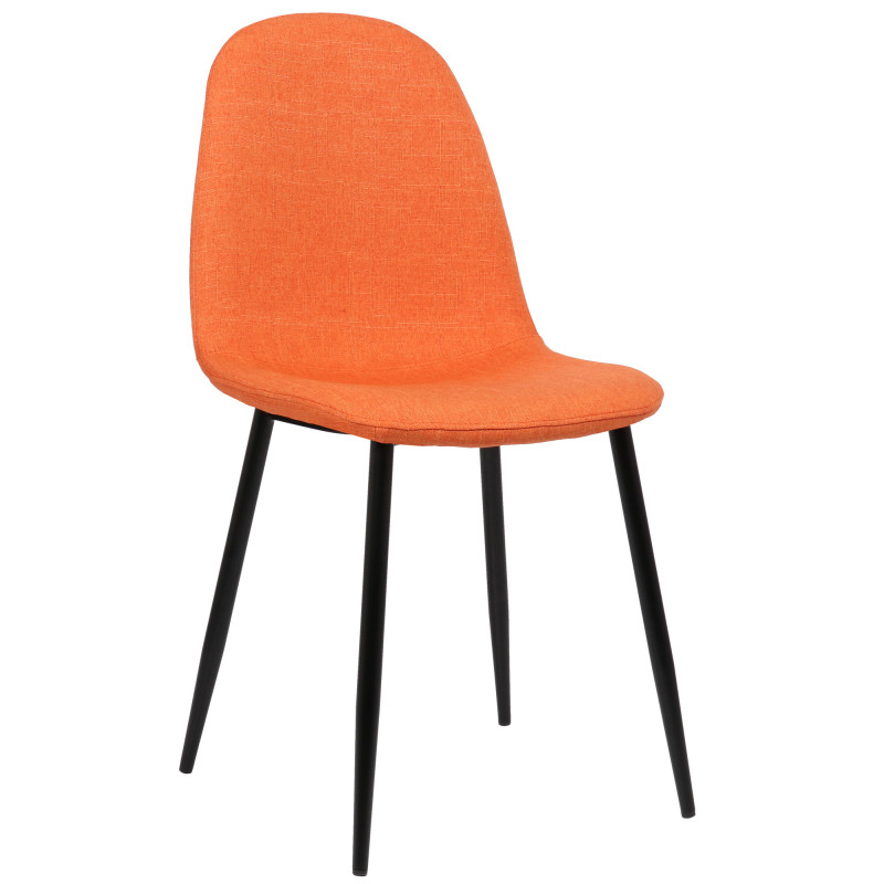 Silla De Comedor Napier Naranja,Tela