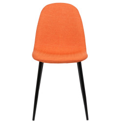 Silla De Comedor Napier Naranja,Tela