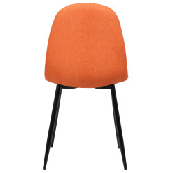 Silla De Comedor Napier Naranja,Tela