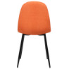 Silla De Comedor Napier Naranja,Tela