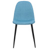 Silla De Comedor Napier Azul,Tela