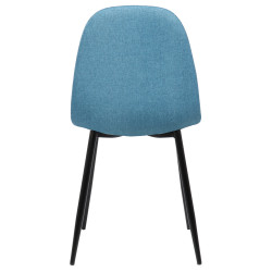 Silla De Comedor Napier Azul,Tela