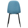 Silla De Comedor Napier Azul,Tela