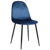 Silla De Comedor Napier Azul,Terciopelo