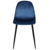 Silla De Comedor Napier Azul,Terciopelo