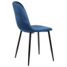 Silla De Comedor Napier Azul,Terciopelo