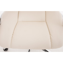 Silla De Oficina XXL Apoll Crema