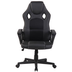 Silla Racing De Oficina Fire Negro