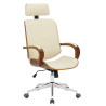 Silla De Oficina Dayton Nogal/crema