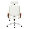 Silla De Oficina Dayton Nogal/blanco