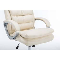 Silla De Oficina Vancouver XXL Crema