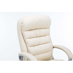 Silla De Oficina Vancouver XXL Crema