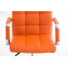 Silla de oficina Deli V2 Naranja