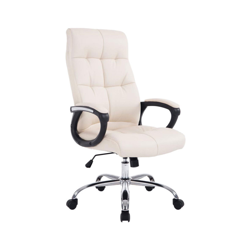 Silla De Oficina Poseidon XXL Crema