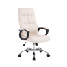 Silla De Oficina Poseidon XXL Crema