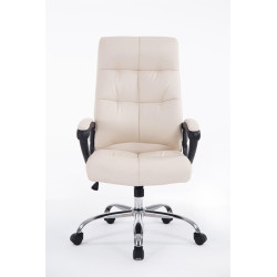 Silla De Oficina Poseidon XXL Crema