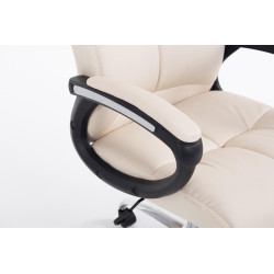 Silla De Oficina Poseidon XXL Crema