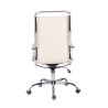 Silla De Oficina Bedford Crema,Simil cuero