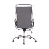 Silla De Oficina Bedford Gris,Simil cuero