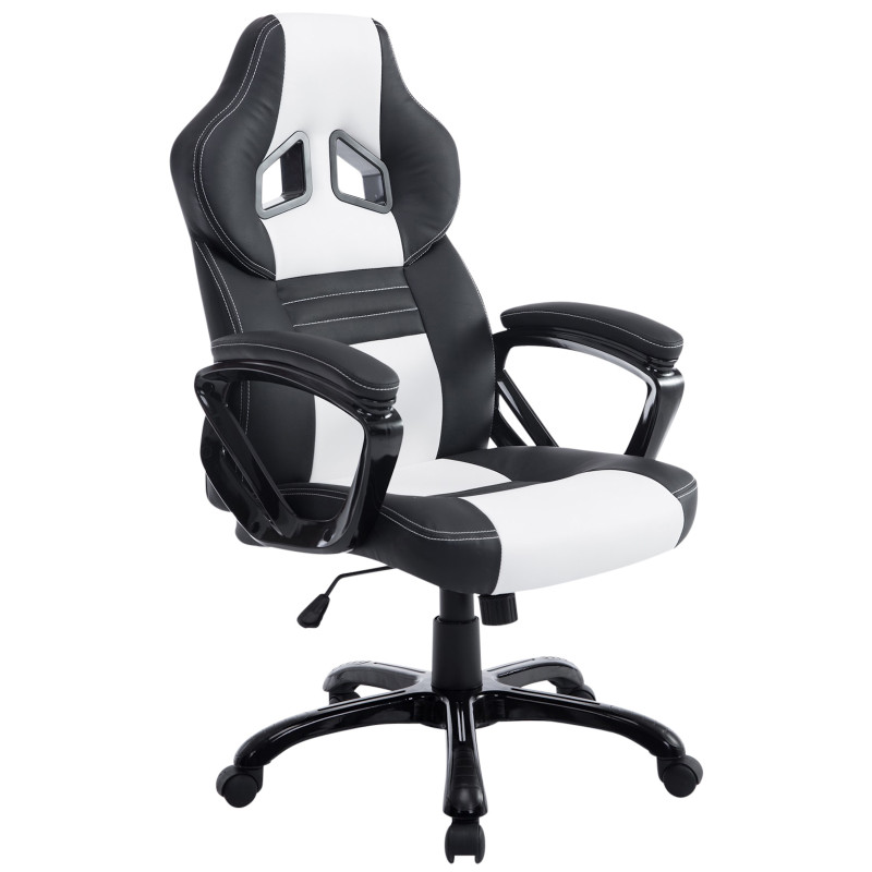 Silla De Oficina Racing Pedro XL Negro/blanco