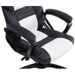 Silla De Oficina Racing Pedro XL Negro/blanco