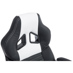 Silla De Oficina Racing Pedro XL Negro/blanco