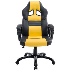 Silla De Oficina Racing Pedro XL Negro/amarillo