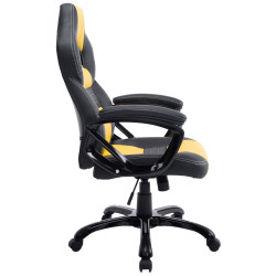 Silla De Oficina Racing Pedro XL Negro/amarillo