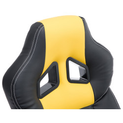 Silla De Oficina Racing Pedro XL Negro/amarillo