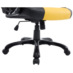 Silla De Oficina Racing Pedro XL Negro/amarillo