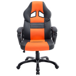 Silla De Oficina Racing Pedro XL Negro/naranja