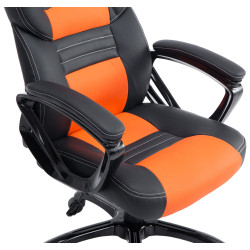 Silla De Oficina Racing Pedro XL Negro/naranja