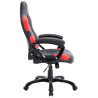 Silla Racing Ricardo XL en Cuero PU Negro/rojo