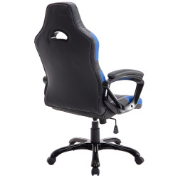 Silla Racing Ricardo XL en Cuero PU Negro/azul