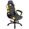 Silla Racing Ricardo XL en Cuero PU Negro/amarillo