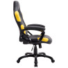 Silla Racing Ricardo XL en Cuero PU Negro/amarillo